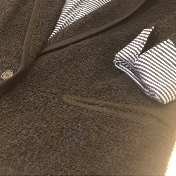 Anthro Cartonnier boucle blue blazer - Picture 4 of 6